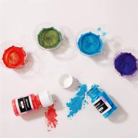 img 2 attached to 🎨 NODDWAY Metallic Color Shift Pigment Powder - Enhance Your Artistic Creations with 18 Vibrant Pearl Fine Mica Colors for Resin Jewelry, Tumbler Making, and DIY Slime!