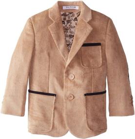 img 2 attached to 👔 Impressive Style: Isaac Mizrahi Little Boys' Corduroy Blazer for Enhanced Fashion