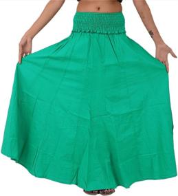 img 4 attached to Cotton Beach Evening Skirt in 👗 Black - Women's Fashion Skirts for Stunning Style
