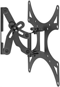 img 2 attached to Cmple - Full Motion TV Wall Mount for 23-42 inches LED TV LCD Monitors, Flat Screen, Full-Motion, Tilting, Swiveling, Adjustable TV Mount up to 66lbs, VESA Max 200x200, Easy to Mount