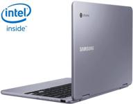 💻 renewed samsung 12.2-inch full-hd touchscreen chromebook - intel 3965y dual-core - 4gb memory - 32gb emmc storage - stealth silver (verizon) logo