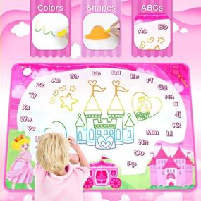 img 3 attached to 🎨 Enhance Creativity and Imagination with YEEBAY Princess Coloring Painting Kit for Toddlers