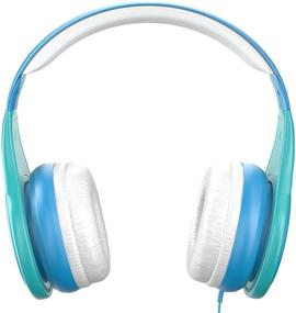 img 3 attached to KidRox RS4 Kids Headphones: Volume Limited & 🎧 Safe Wired Earphones for Children, Adjustable & tangle-free design (Blue)