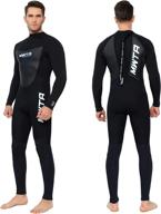 🏊 mwta 3/2mm neoprene back zip men's wetsuit - ideal for diving, surfing, swimming, kayaking, paddle boarding and other water sports logo