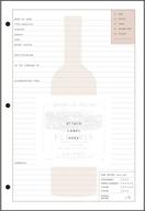 wine tasting notes refill - oenophilia wine dossier (48 sheets) логотип