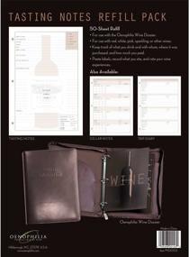 img 1 attached to Wine Tasting Notes Refill - Oenophilia Wine Dossier (48 Sheets)