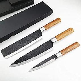img 4 attached to Chef Knife Set Knives Kitchen Kitchen & Dining