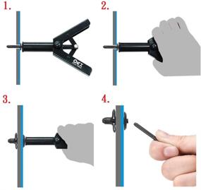 img 2 attached to 🔧 Efficient & Easy: ORXPLUS Tools Plastic Rivet Hand Gun Kit with One-Hand Operation & 40 Sample Poly Rivets