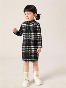 img 1 attached to 👗 SOLY HUX Sleeve Lettuce Bodycon Girls' Dresses: Stylish & Comfortable Clothing for Fashion-forward Kids