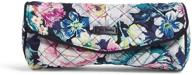 vera bradley women's cotton on a roll makeup brush & pencil case cosmetic: organize and protect your beauty tools in style logo