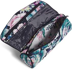 img 1 attached to Vera Bradley Women's Cotton on a Roll Makeup Brush & Pencil Case Cosmetic: Organize and Protect Your Beauty Tools in Style