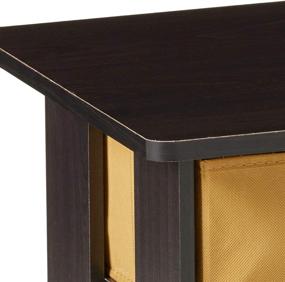 img 1 attached to 🛋️ Furinno Petite Espresso Bedroom Night Stand - Set of 2: End Table Perfect for Small Spaces