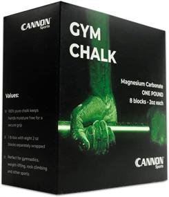 img 4 attached to Optimized Cannon Sports White Gym Chalk with Magnesium Carbonate for Enhanced Performance in Weightlifting, Gymnastics & Rock Climbing