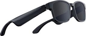 img 4 attached to 🕶️ Razer Anzu Smart Glasses: Enhancing Eye Comfort with Blue Light Filtering & Polarized Sunglass Lenses - Experience Immersive Audio with Low Latency and Built-in Mic & Speakers - Voice Assistant & Touch Control Compatible - Extended 5hrs Battery Life - Trendy Rectangle/Large Design