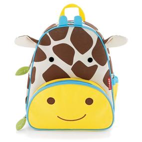 img 3 attached to Giraffe Print Toddler Backpack for School: Multi-functional and Cute!