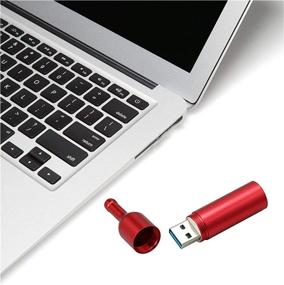 img 1 attached to Флеш-накопитель USB 3.0 EcooDisk объемом 16 ГБ в форме бутылки красного вина - высокоскоростной, милый носитель данных