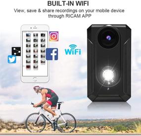 img 2 attached to 🚲 TEENTOK Full HD Front-View WiFi Bike Camera with 400 Lumen Super Bright Front Light, 3 Light Mode Options - Enhancing Bike Safety and Cycling Experience