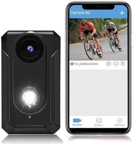 img 4 attached to 🚲 TEENTOK Full HD Front-View WiFi Bike Camera with 400 Lumen Super Bright Front Light, 3 Light Mode Options - Enhancing Bike Safety and Cycling Experience