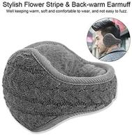 🧣 warm foldable cashmere plush lined earmuffs logo