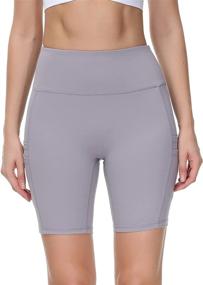 img 2 attached to Running Pockets Waisted Athletic Stretchy Sports & Fitness in Cycling