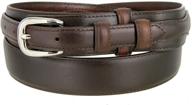 👨 stylish and durable brown mens leather ranger belt - must-have men's accessory logo