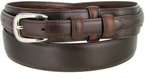 img 4 attached to 👨 Stylish and Durable Brown Mens Leather Ranger Belt - Must-Have Men's Accessory