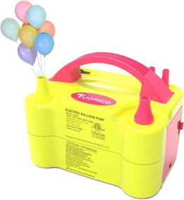 img 4 attached to 🎈 Portable Electric Balloon Pump with Dual Nozzles - 110V, 600W Ideal for Decoration, Parties, and Activities
