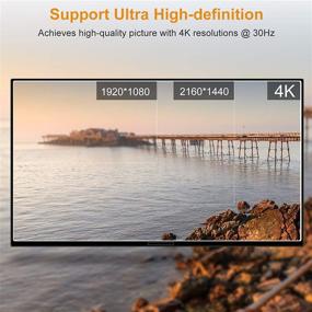 img 2 attached to 📺 Улучшенный 4K 30 Гц HDMI матричный коммутатор 4x4 - Обновленная версия TESmart 4X4 A40-Basic HDMI-коммутатора с мощными возможностями 4 входа и 4 выхода