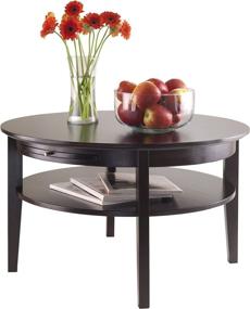 img 3 attached to 🌟 WINSOME Amelia Occasional Table: Stylish Dark Espresso Accent for Any Room