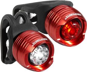 img 4 attached to Enhance Safety with Kryptonite Comet F100/R100 Alum to Be Seen Front & Rear LED Bicycle Light (2 Pack)