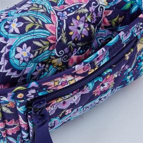 img 2 attached to 💼 Stylish and Secure: Discover Vera Bradley Women's Cotton Riley Compact Wallet with RFID Protection