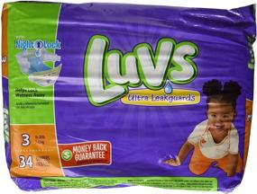 img 1 attached to 👶 Luvs Size 3 Diapers with Ultra Leakguards - Pack of 34
