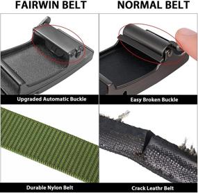 img 2 attached to 👔 Designer Western Men's Accessories by Fairwin: Ratchet Adjustable for Enhanced Style