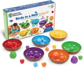 img 4 attached to 🐦 Enhance Early Learning with Learning Resources Birds Sorting Pieces