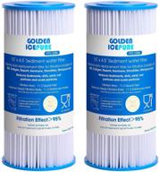 🌪️ efficient sediment pleated compatible filter by golden icepure: enhancing filtration performance logo