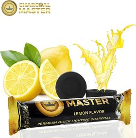 img 3 attached to 🔥 Quick Light Charcoal Disks - Set of 100 Lemon-Scented Coal Rolls for Instant Lighting and Slow Burn