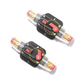 img 3 attached to 🔌 Monrand 2 Pcs 30A Car Audio Inline Circuit Breaker, 12V 20A-150A Fuse for System Protection, Ideal for Car Audio