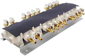 img 1 attached to 🚰 Apollo PEX 6907920CP 20 Port PEX Manifold with Shutoff Valves - Efficient Plumbing Solution with 3/4-inch Inlets and 1/2-inch Outlets