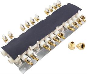 img 2 attached to 🚰 Apollo PEX 6907920CP 20 Port PEX Manifold with Shutoff Valves - Efficient Plumbing Solution with 3/4-inch Inlets and 1/2-inch Outlets