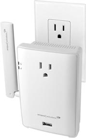 img 4 attached to 🔌 Amped Wireless High Power Plug-in AC1200 Wi-Fi Range Extender with Pass Thru Outlet, USB Charging, and Enhanced SEO