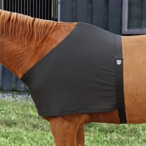 img 4 attached to Harrison Howard Stretch Vest Horse Chest Saver Protector - Anti-Rub Bib & Wither Shoulder Guard