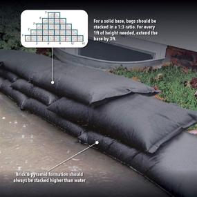 img 1 attached to 🌊 Quick Dam QD1224-6: Flood Bags 1ft x 2ft, 6-Pack - Fast-Acting Water Activated Barrier for Flood Prevention