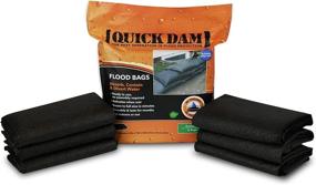 img 4 attached to 🌊 Quick Dam QD1224-6: Flood Bags 1ft x 2ft, 6-Pack - Fast-Acting Water Activated Barrier for Flood Prevention