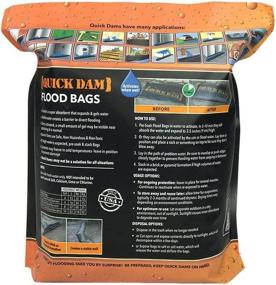 img 2 attached to 🌊 Quick Dam QD1224-6: Flood Bags 1ft x 2ft, 6-Pack - Fast-Acting Water Activated Barrier for Flood Prevention