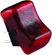 🔴 jr products 12045 red illuminated on-off switch: sleek and functional control solution logo