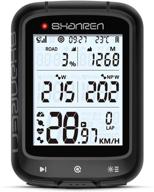 🚲 enhanced shanren miles gps bike computer: ble & ant+ wireless, power estimation, auto backlight, ipx7 waterproof, sync with bike taillight - upgraded speedometer logo