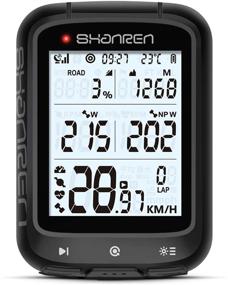 img 4 attached to 🚲 Enhanced SHANREN MILES GPS Bike Computer: BLE & ANT+ Wireless, Power Estimation, Auto Backlight, IPX7 Waterproof, Sync with Bike Taillight - Upgraded Speedometer