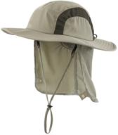 stay stylish and safe outdoors with 👒 home prefer safari protective hats & caps for boys logo