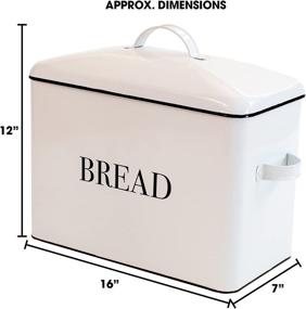 img 2 attached to Horizon Kitchen Metal Bread Box