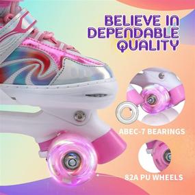 img 1 attached to PURKUN Roller Toddler Adjustable Patines